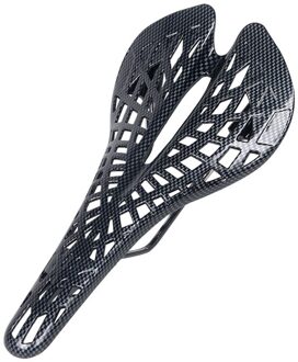 Mountainbike Zadel Mountainbike Spider Uitgeholde Dode Vlieg Ademende Carbon Print Licht Zitkussen