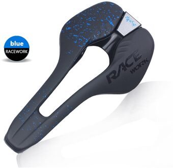 Mountainbike Zetel Comfortabel Mtb Fiets Zadel Man Road Tt Triathlon Open Zadel Hollow Kussen Fietsen Onderdelen Accessoires blauw
