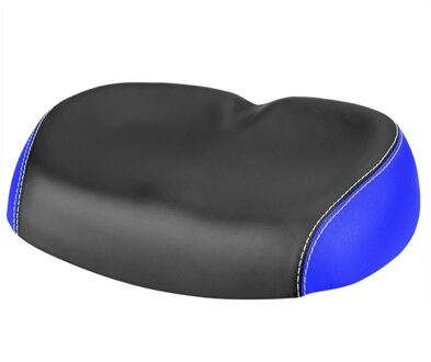 Mountainbike Zetels Comfortabele Kussen Geen Neus Big Bil Zadel Racefiets Zadel Ademend Brede Bike Zadel Zachte Kussen Pad Blauw