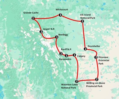 Mountains, Badlands & Dinosaurs (22 dagen)