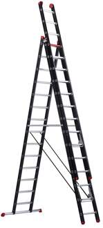 Mounter 3x14 sporten - Reformladder - Werkhoogte 10.1m