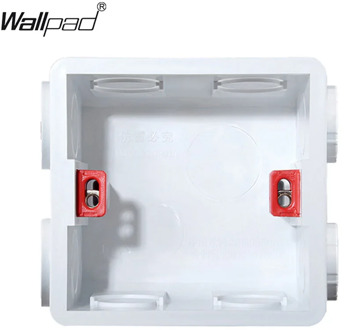Mounting Box for 86*86mm Wall Switch and Socket Wallpad Cassette Universal White Wall Back Junction Box