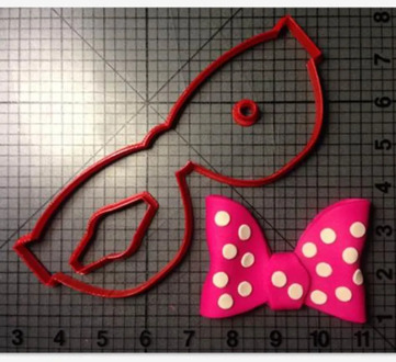 Mouse Minnie bowknot cookie tool cake mold baking set 3D customized mold parent-child diy cookie tool home baking kitchen turnin