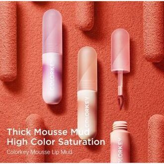 MOUSSE LIP MUD - 3 Colors (Red Brown) #R107 Totally Gently - 2g