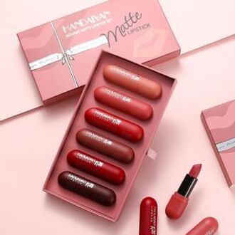 Mousse Matte Lipstick 6 Colors Set Set (3g x 6)