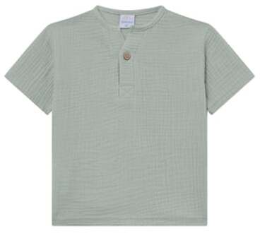 Mousseline T-shirt solmig mint Groen - 74