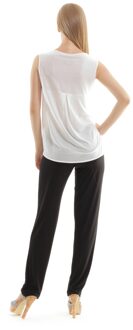 Mouwloos Tencel T-shirt - maat M Wit