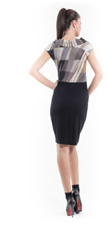 Mouwloze Crossover Jurk Zwart