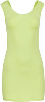Mouwloze Drape Back Jurk Groen - L
