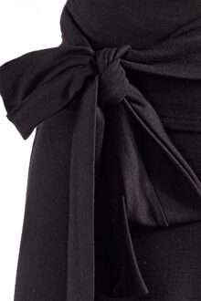 Mouwloze Empire Line-jurk in Zwart - maat