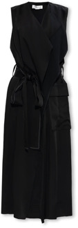 Mouwloze jurk Victoria Beckham , Black , Dames - Xs,2Xs