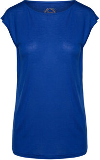 Mouwloze Micromodal Kasjmier Blend Top Blauw - S