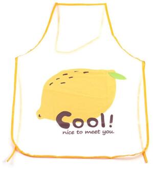 Mouwloze Olie-Proof Familie Keuken Fruit Serie Schort, Keuken Bib, Te Reinigen En Droog Te Reinigen Schort Thuis Gereedschap Mango