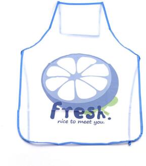 Mouwloze Olie-Proof Familie Keuken Fruit Serie Schort, Keuken Bib, Te Reinigen En Droog Te Reinigen Schort Thuis Gereedschap Mangosteen