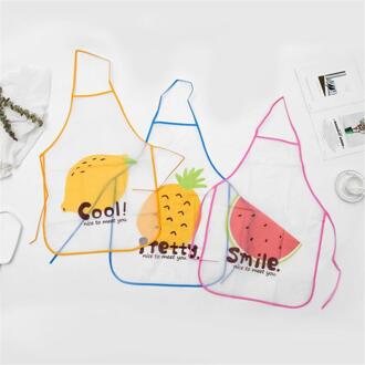 Mouwloze Olie-Proof Familie Keuken Fruit Serie Schort, Keuken Bib, Te Reinigen En Droog Te Reinigen Schort Thuis Gereedschap watermeloen