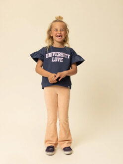 Mouwloze sweater lurex voor meisjes in de kleur - maat 116 Blauw