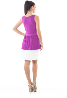 Mouwloze Top - maat EU 36 / UK 8 Bordeaux