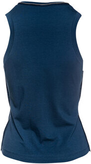 Mouwloze top met ritsdetail Blauw/marineblauw - L