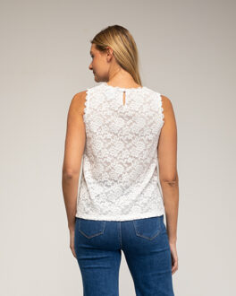 Mouwloze top Wit - XL