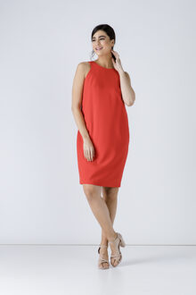 Mouwloze zakjurk Conquista Robijn - EU 48 / UK 20