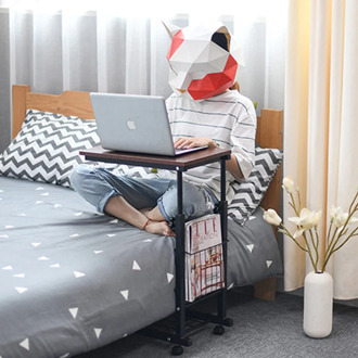 Movable Laptop Desk Storage Holders Adjustable Computer Desk Side Coffee Tables Multifunctional Magazine Racks Home Furniture