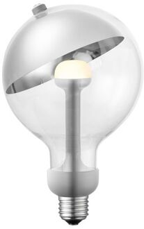 Move Me LED lichtbron Sphere Ø 12 cm 5.5W E27 2700K dimbaar - zilver