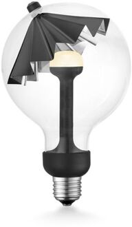 Move Me LED lichtbron Umbrella Ø 12 cm 5.5W E27 dimbaar - zwart/zilver