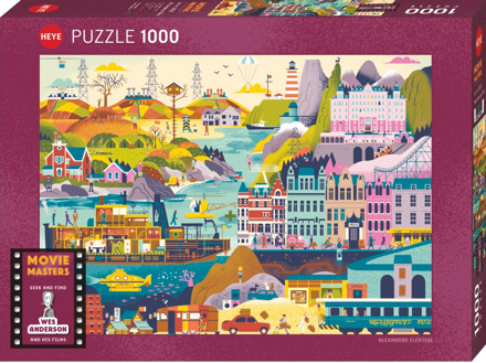 Movie Masters - Anderson Films Puzzel (1000 stukjes)