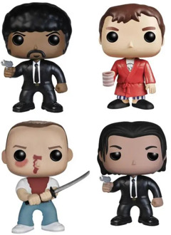 Movie Pulp Fiction Jules Vincent Vega Butch Coolidge Vinyl Figure Dolls Toys