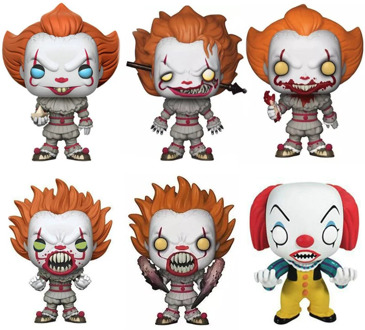 Movie Stephen King's It Joker Clown Character PENNYWISE Vinyl Dolls Figure Model Toys