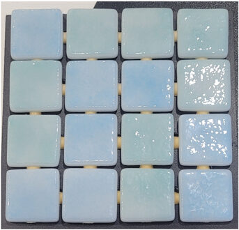 Mozaïek Ezarri MIX Collection 2.5x2.5 cm Glossy Sea Blue Ezarri