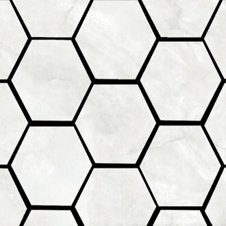Mozaiek Pamesa Lux Noor White 32,5x22,5 cm Hexagon Gepolijst Wit Pamesa