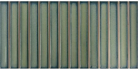 Mozaïek Stardos Bars 12.5x25 cm Glossy Green Stardos