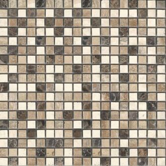 Mozaïek tegel Bilbao mix bruin 30x30cm