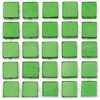 mozaieken maken steentjes/tegels - 119x - groen - 0.5 x 0.5 x 0.2 cm - zelfklevend