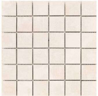 Mozaïektegel Cristacer Pascal Blanco 33.3x33.3cm (Per mat)