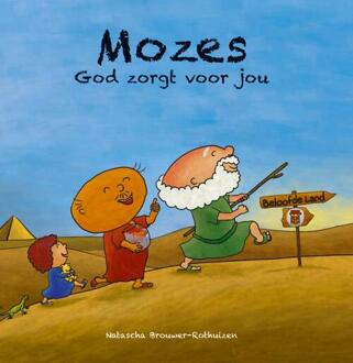 Mozes God Zorgt Voor Jou - Peuterbijbelboekjes - Natascha Brouwer-Rothuizen