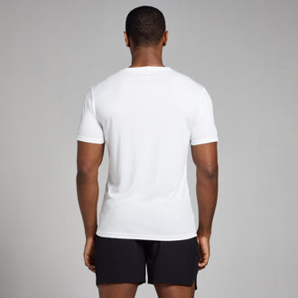 Mp Active gerasterd trainingsshirt voor heren - Wit - S