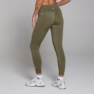 Mp Active legging met zakken voor dames - Kaki - XXL Groen