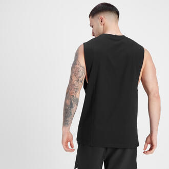 Mp Adapt hemd met laag uitgesneden armsgaten voor heren - Zwart - XS