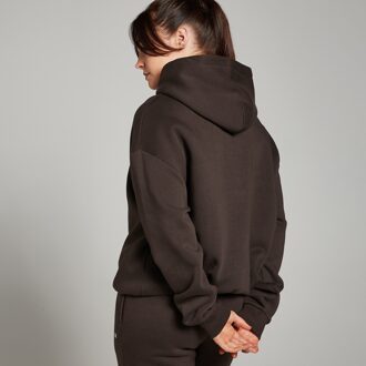 Mp Basic oversized hoodie voor dames - Koffiebruin - L