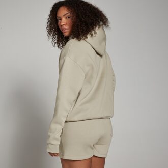 Mp Basic oversized hoodie voor dames - Mistgrijs - L