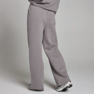 Mp Basics joggingbroek met rechte pijpen - Paddenstoelenbruin - S Grijs