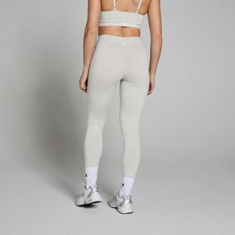 Mp Basics legging voor dames - Gemêleerd lichtgrijs - L Wit