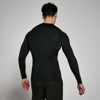 Mp basislaag trainingsshirt met lange mouwen voor heren - Zwart - XL