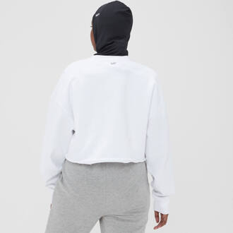 Mp Composure cropped sweatshirt voor dames - Wit - XL