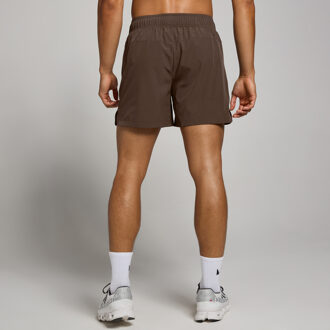 Mp geweven trainingsshort met binnenbeenlengte van 13 cm voor heren - Chocoladebruin - XXXL