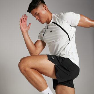 Mp Heren Tempo Panel T-Shirt - Wit - XXL