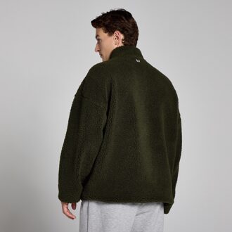 Mp jack van borgstof met rits voor heren - Bosgroen - XS