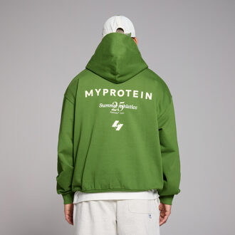 Mp Lifestyle oversized hoodie - Donkerdennengroen - XXS-XS